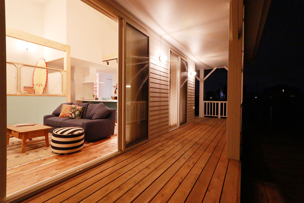 株式会社WOODY HOUSE｜ウッディハウス | 注文住宅｜茨城県神栖市｜施工事例｜ウッドデッキ | サーファーズハウス | カリフォルニアスタイル